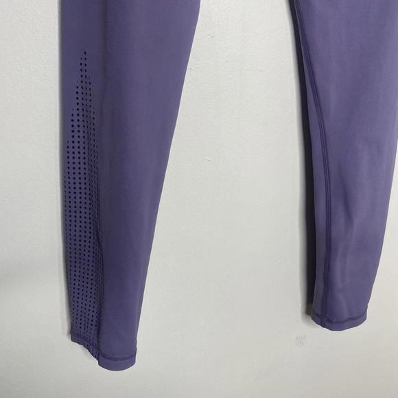 Zyia Active Light N Tight Purple Lasercut Perforated Athletic Leggings Small - Picture 10 of 11